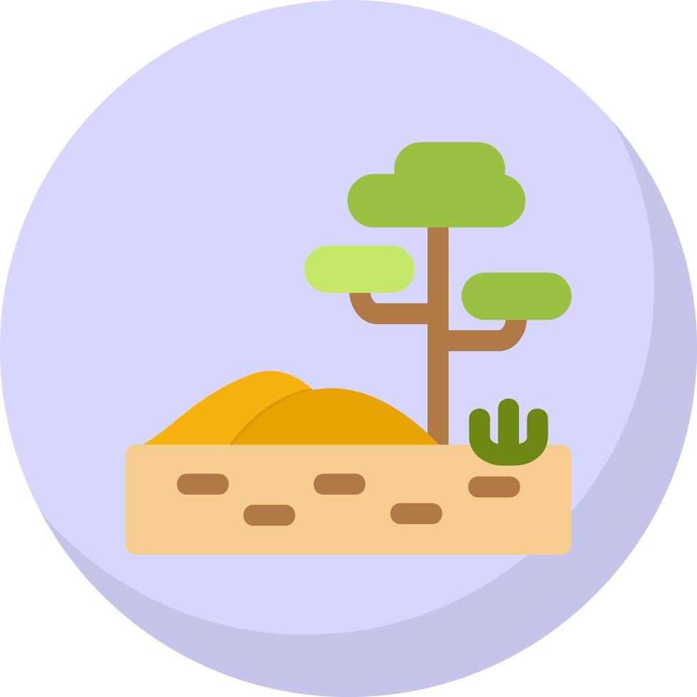 Savannah Vector Icon Design