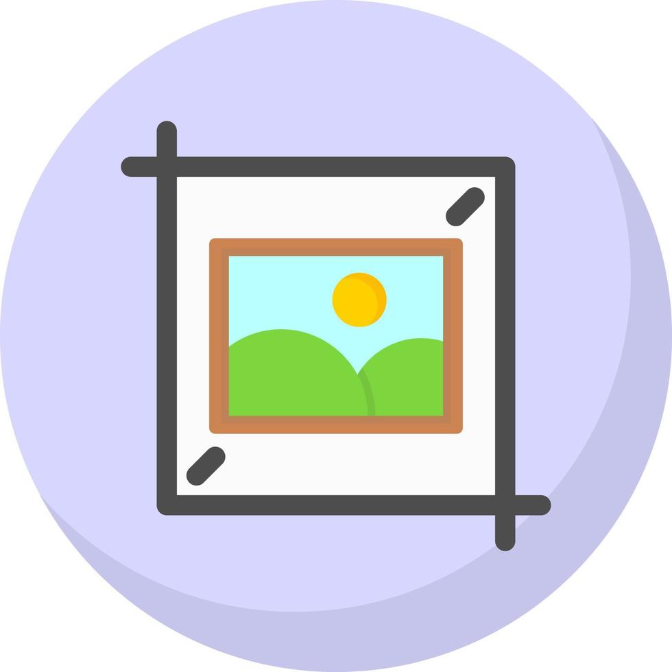 Crop Vector Icon Design