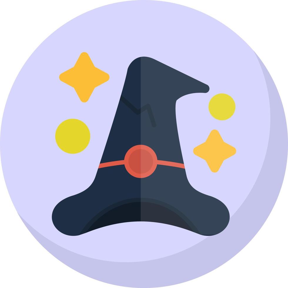 Witch Hat Vector Icon Design
