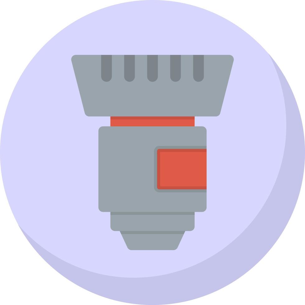 Camera Lens Vector Icon Design