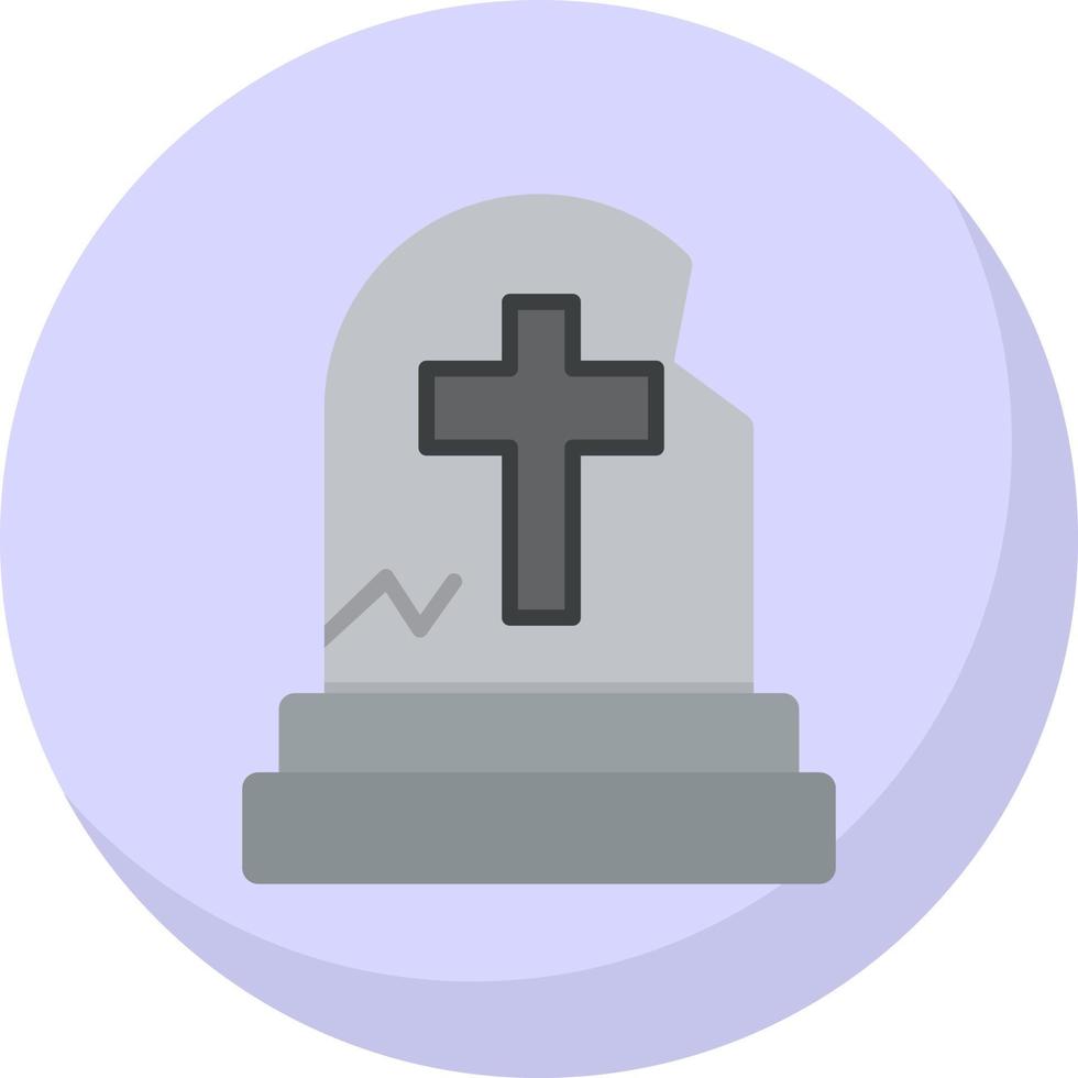 Tombstone Vector Icon Design