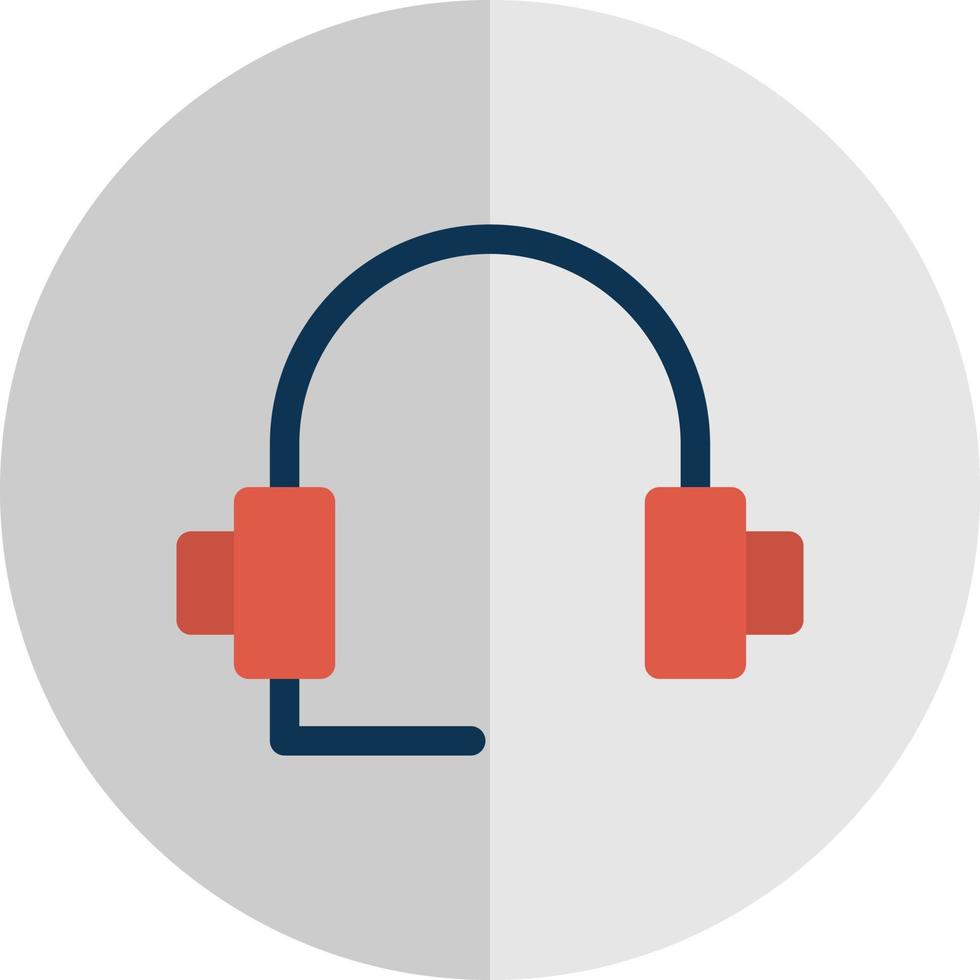 diseño de icono de vector de auriculares