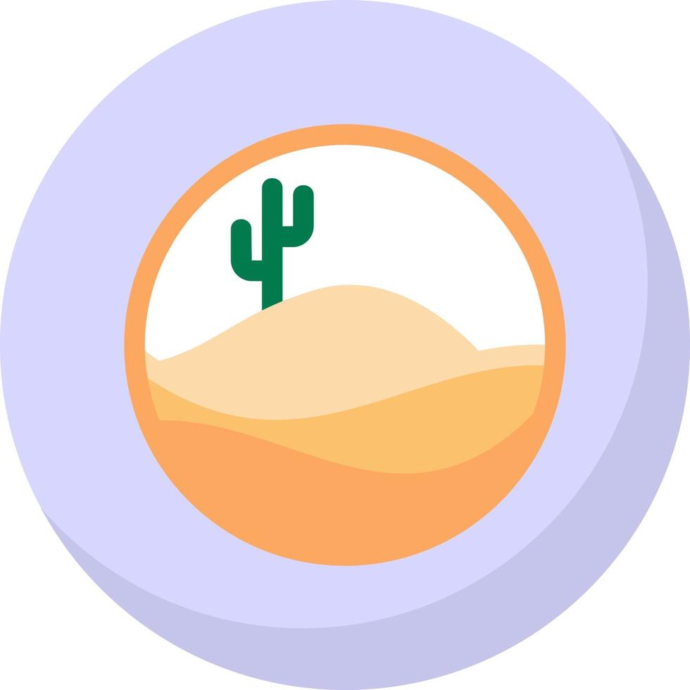 Desert Sand Vector Icon Design