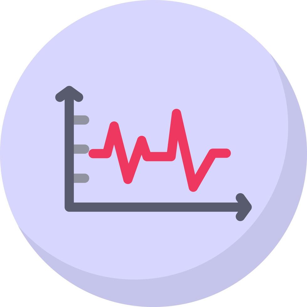 Inflation Graph Vector Icon Design