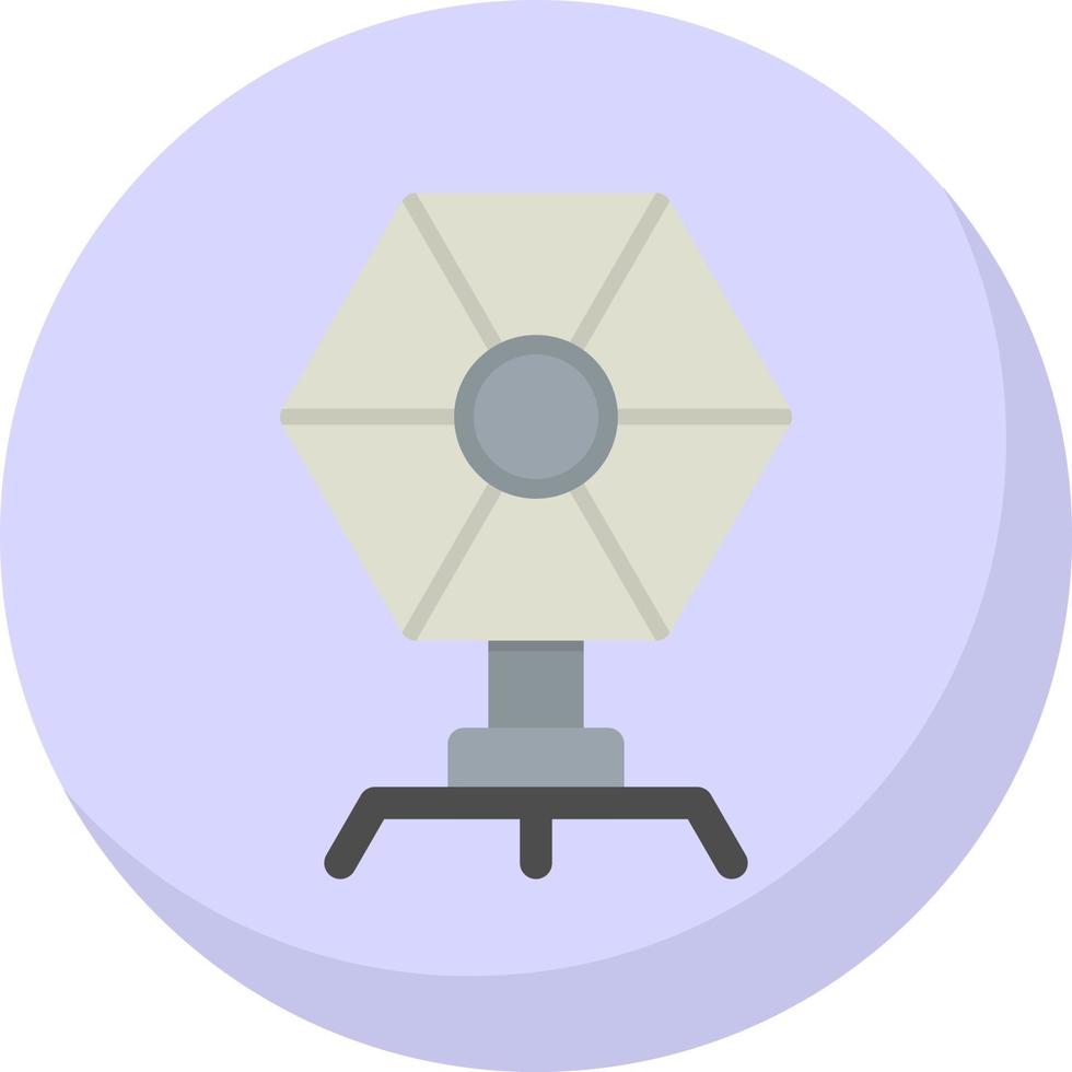 Camera Reflector Vector Icon Design