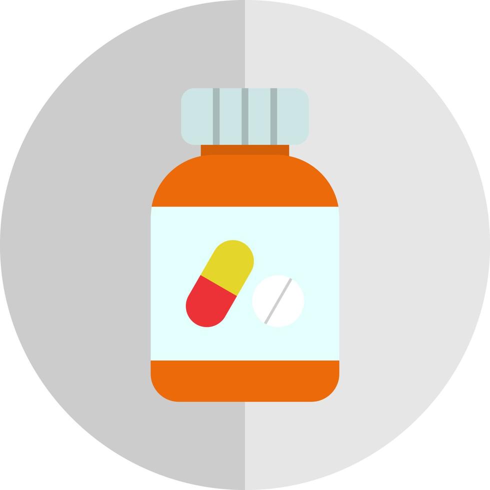 Tablets Bottle Vector Icon Design