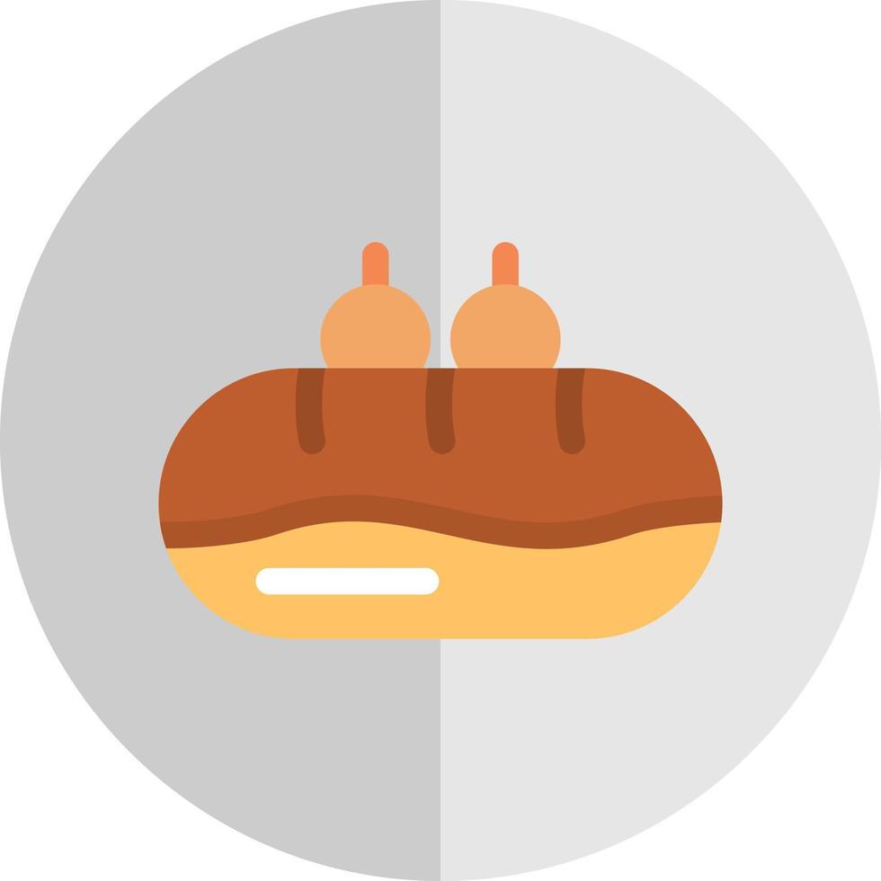 Eclair Vector Icon Design