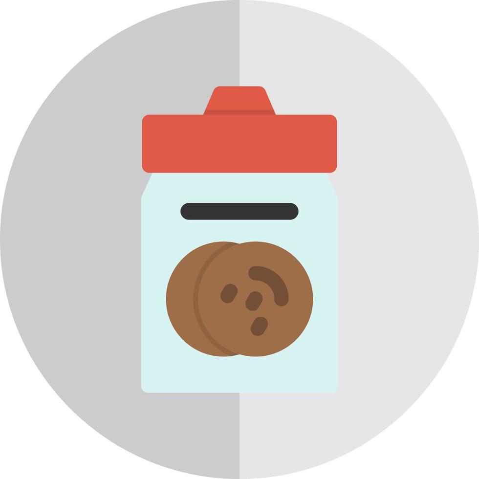 Cookie Jar Vector Icon Design