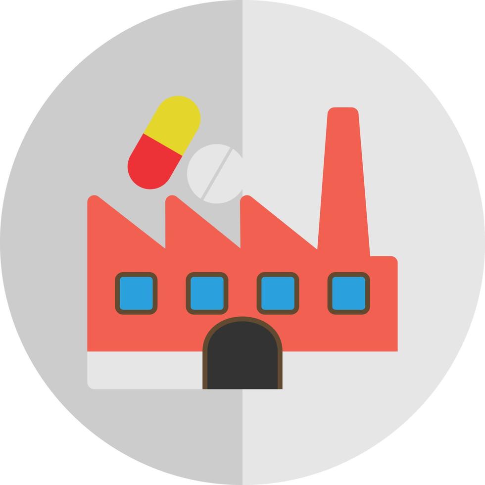 Medicine Factory Vector Icon Design