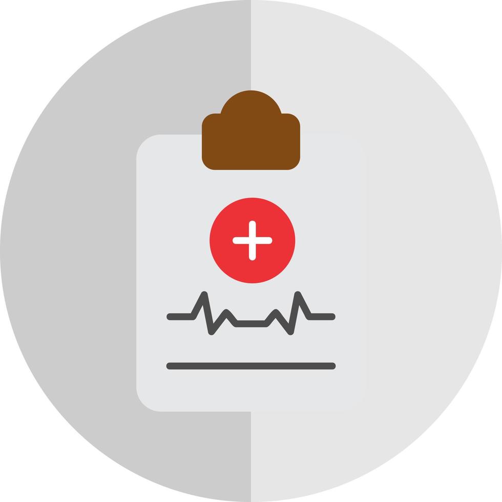 Medical Report Vector Icon Design