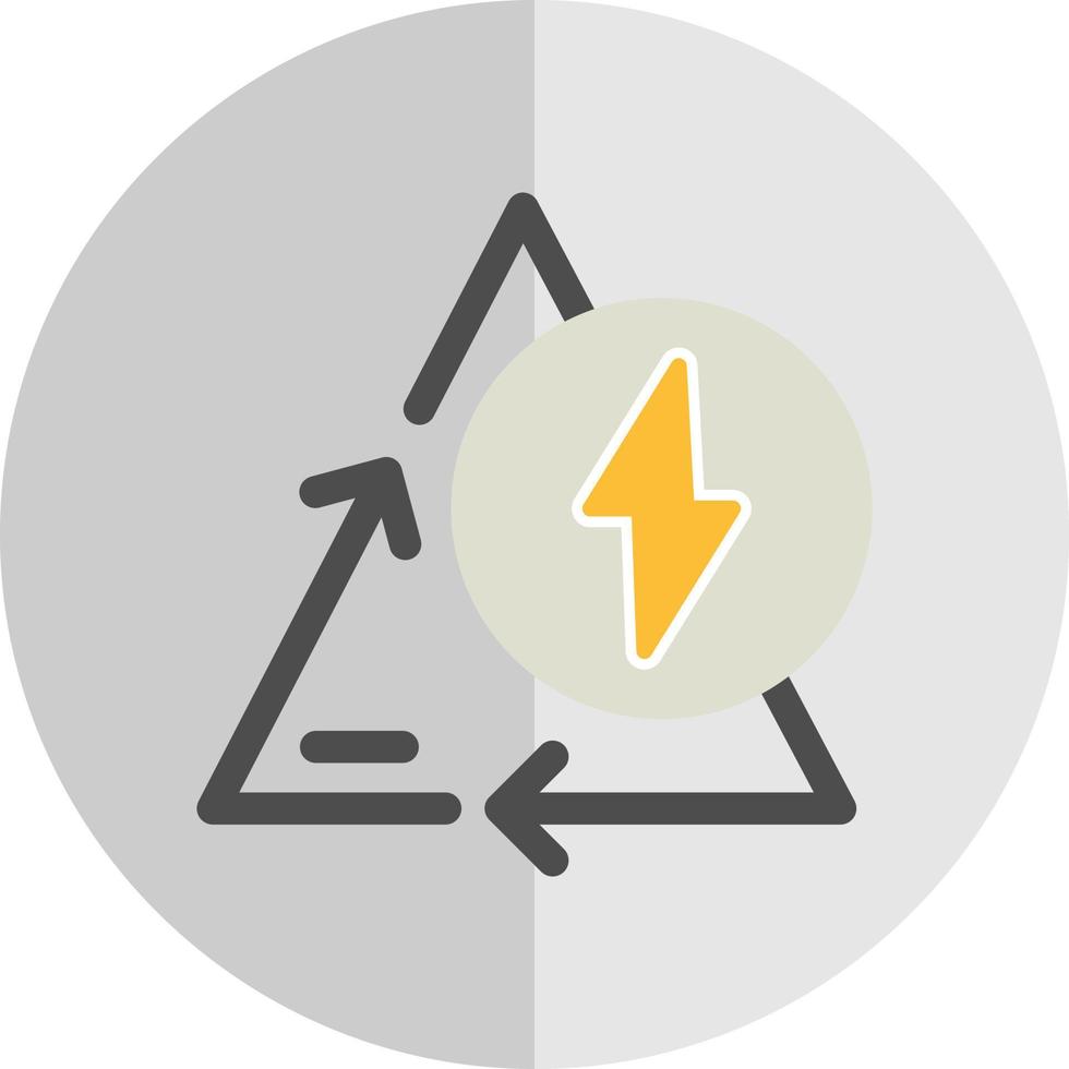 Recycle Energy Vector Icon Design