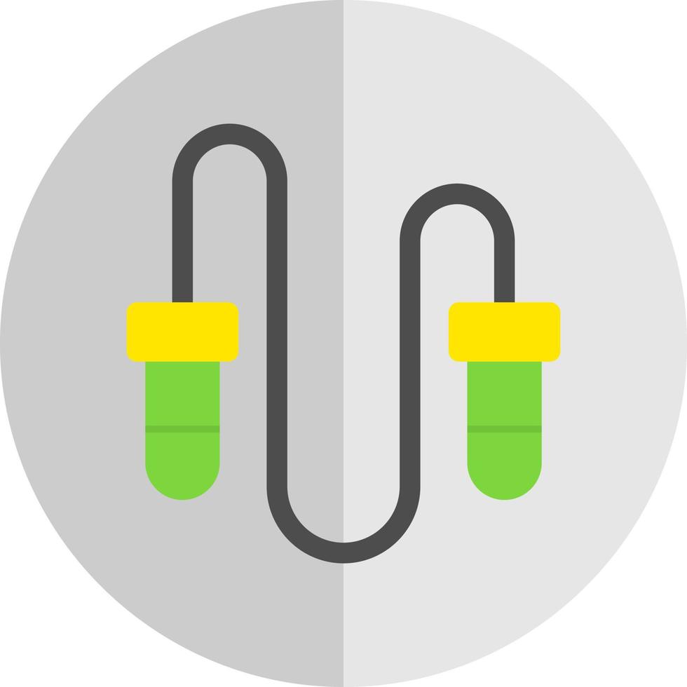 Jumping Rope Vector Icon Design