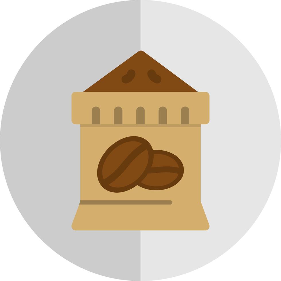 Coffee Sack Vector Icon Design