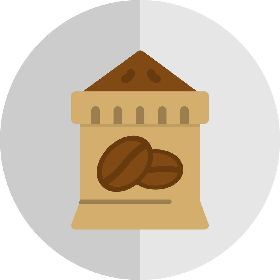 diseño de icono de vector de saco de café