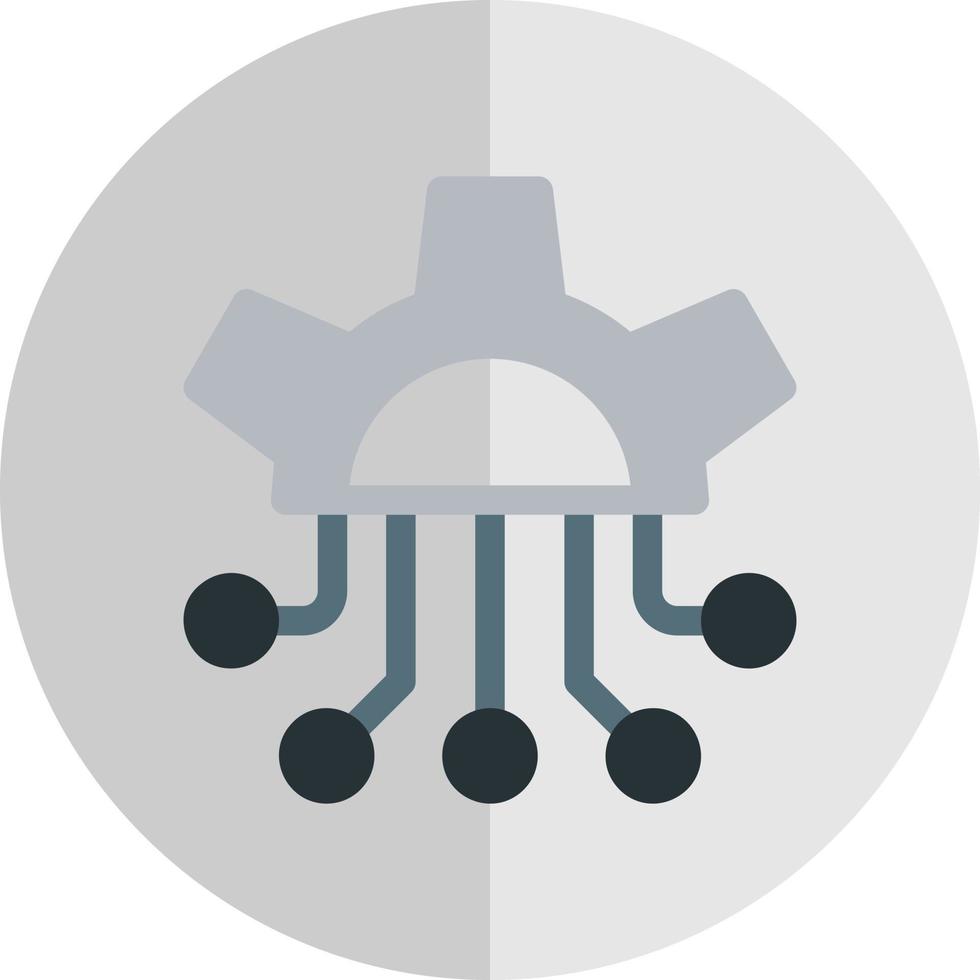 Neural Engineering Vector Icon Design