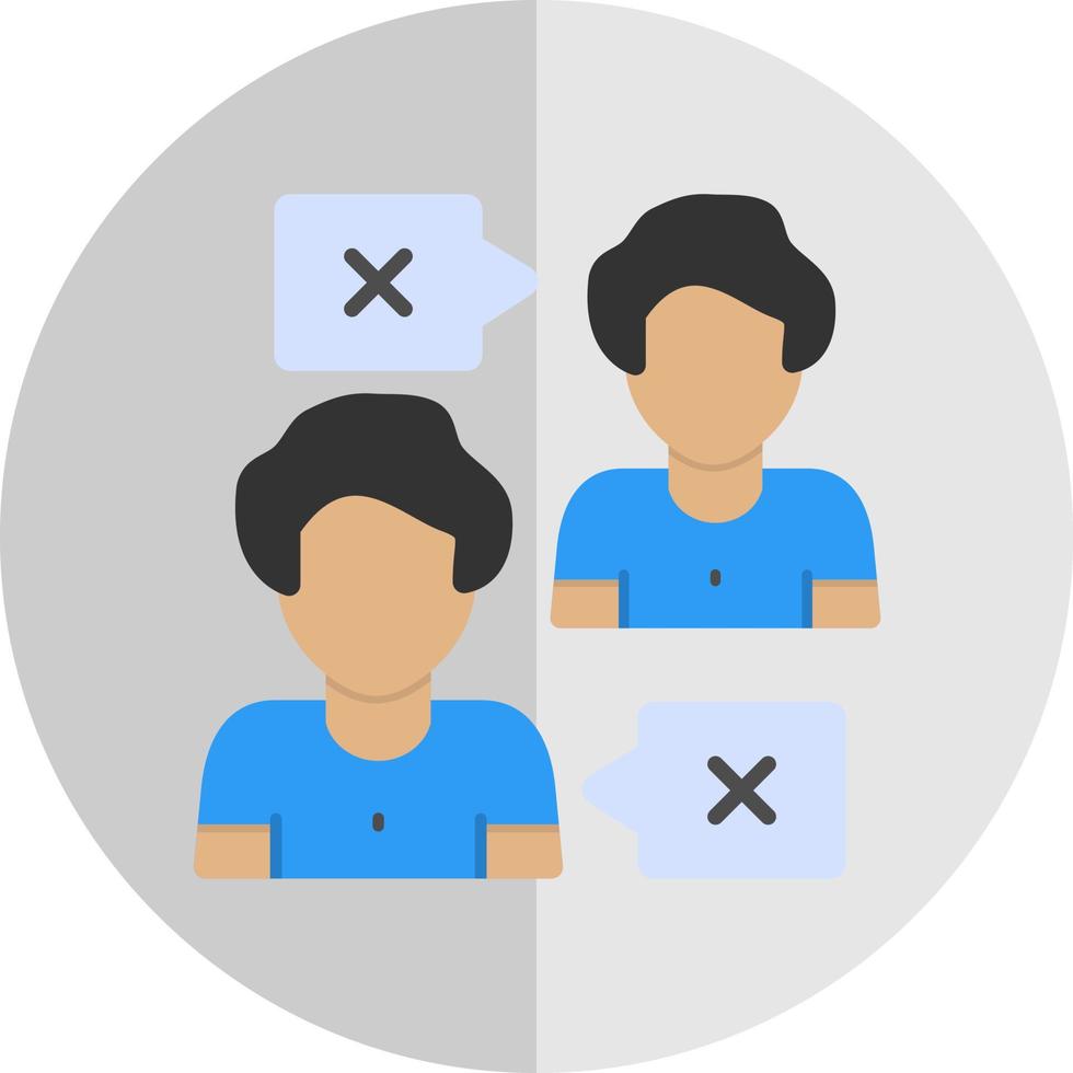 People Disagree Vector Icon Design