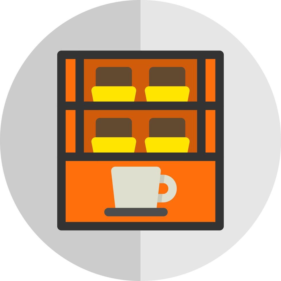 diseño de icono de vector de escaparate de café