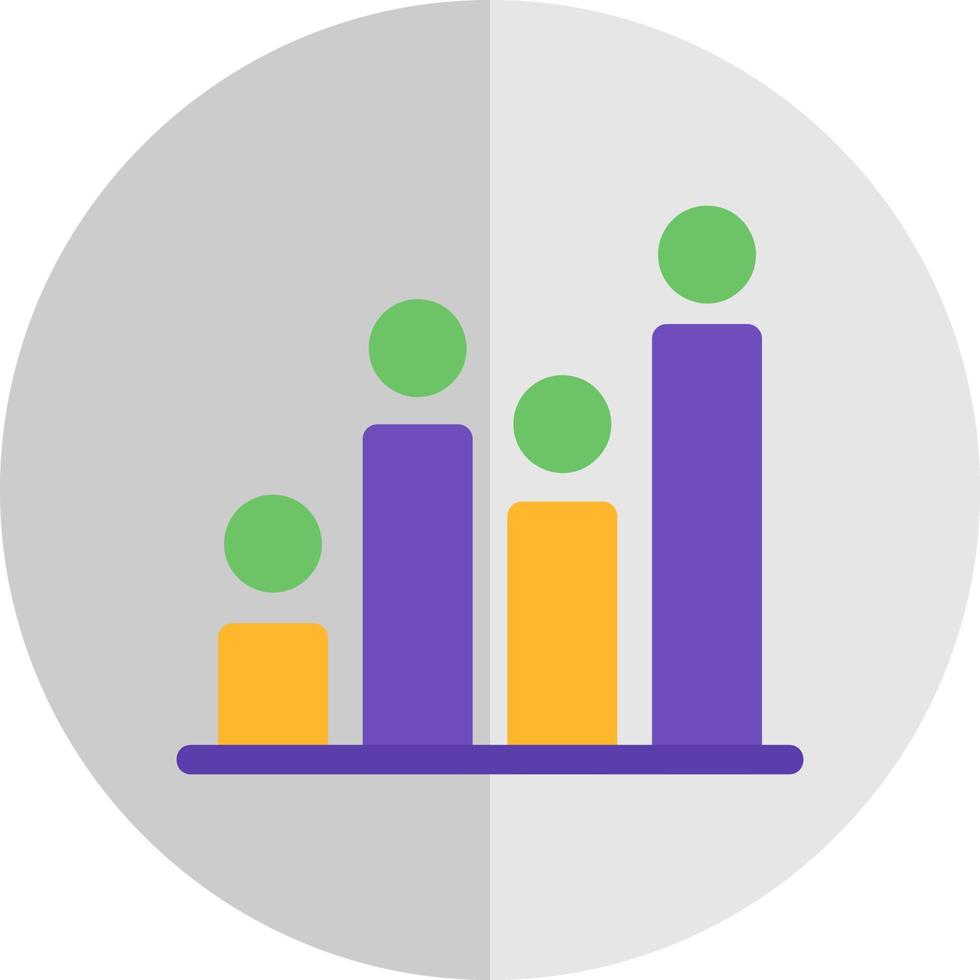 Statistical Analysis Vector Icon Design