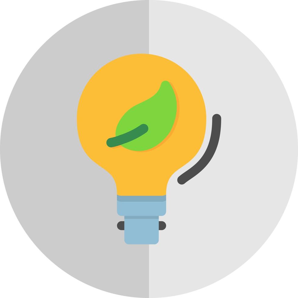 Eco Bulb Vector Icon Design