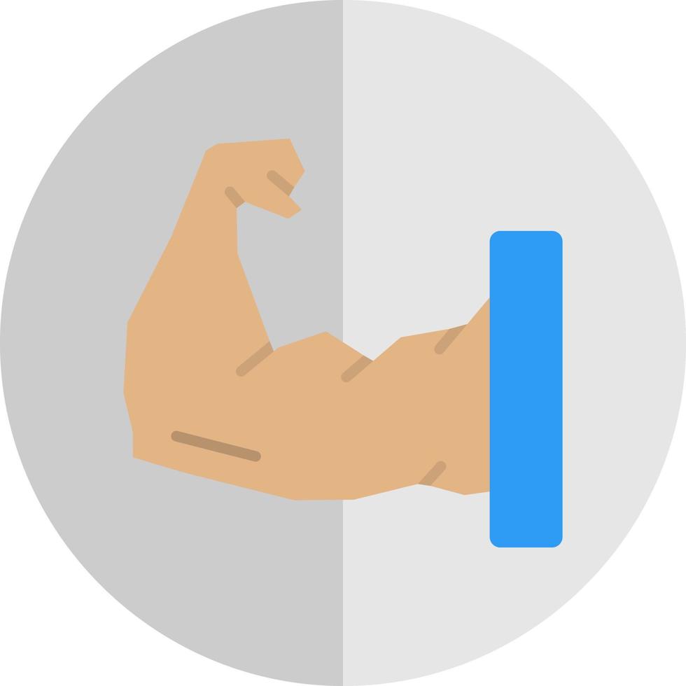 Arm Muscle Vector Icon Design