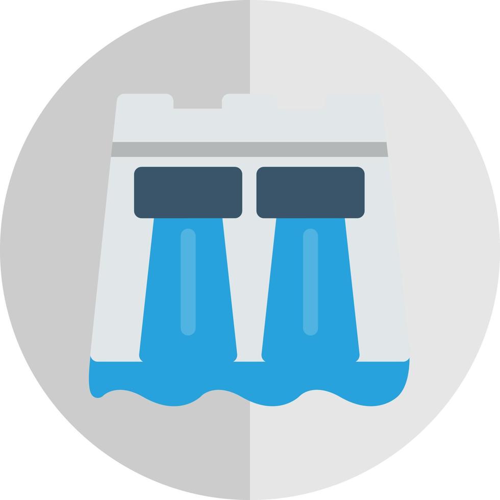 Dam Vector Icon Design