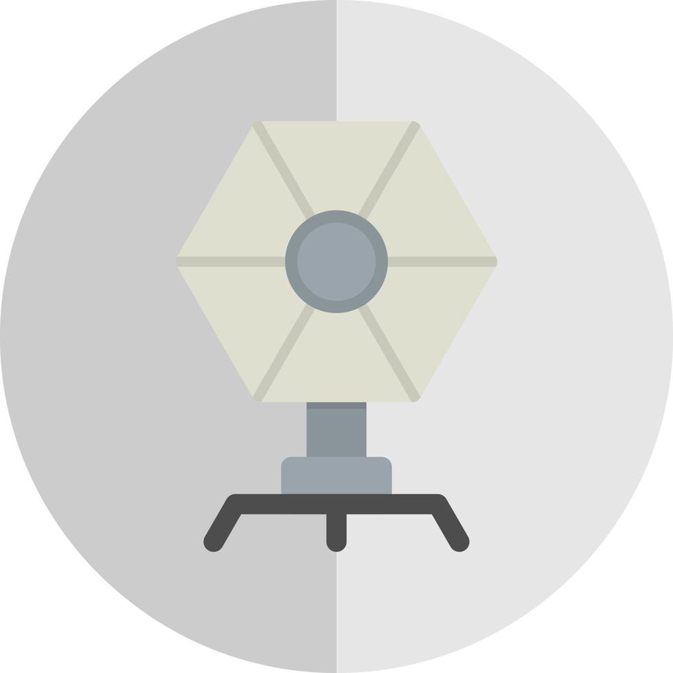 Camera Reflector Vector Icon Design