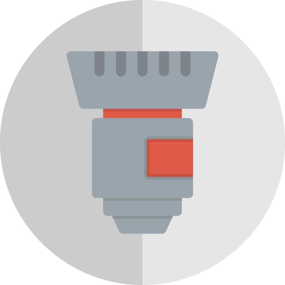 Camera Lens Vector Icon Design