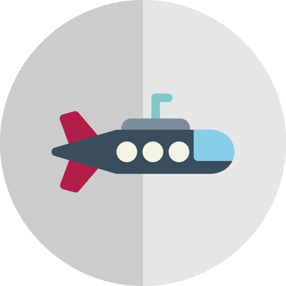 Submarine Vector Icon Design