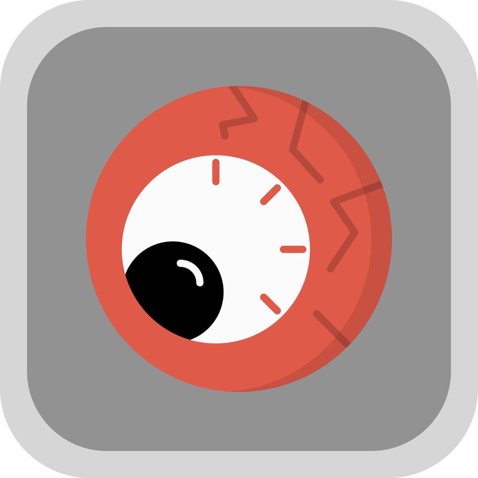 Scary Eyeball Vector Icon Design
