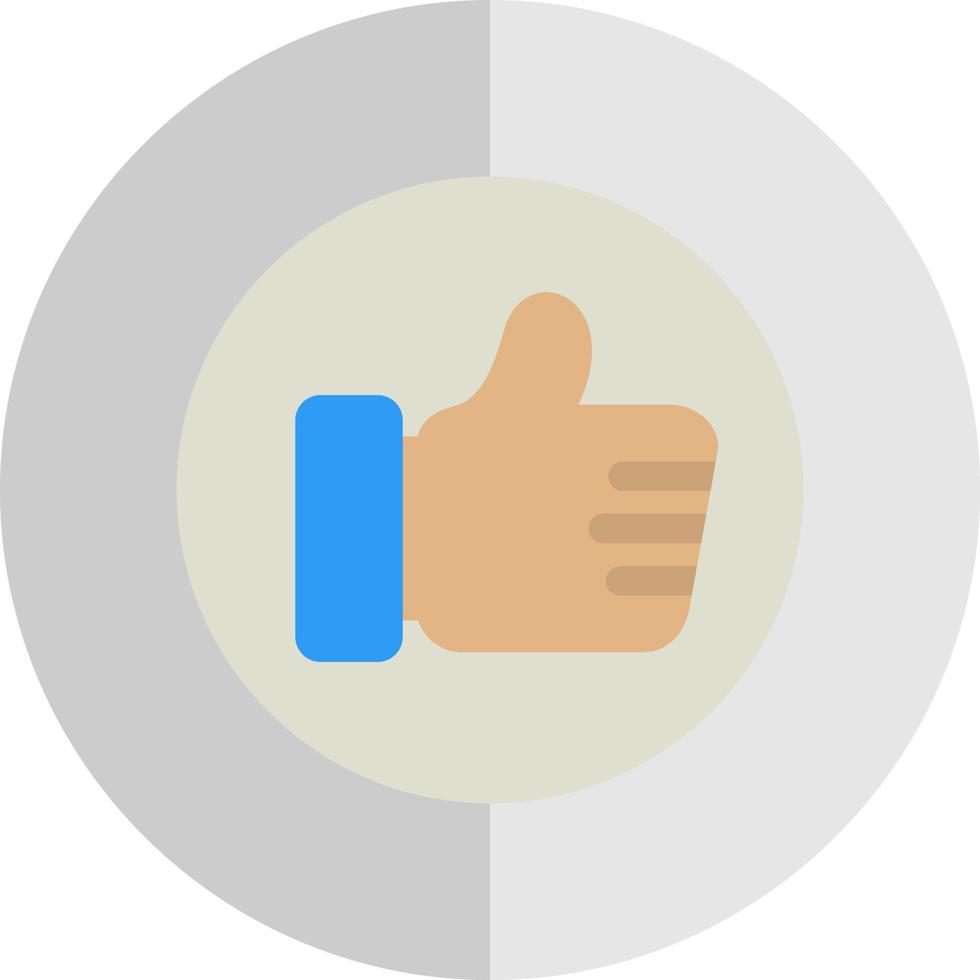 Thumbs Up Vector Icon Design