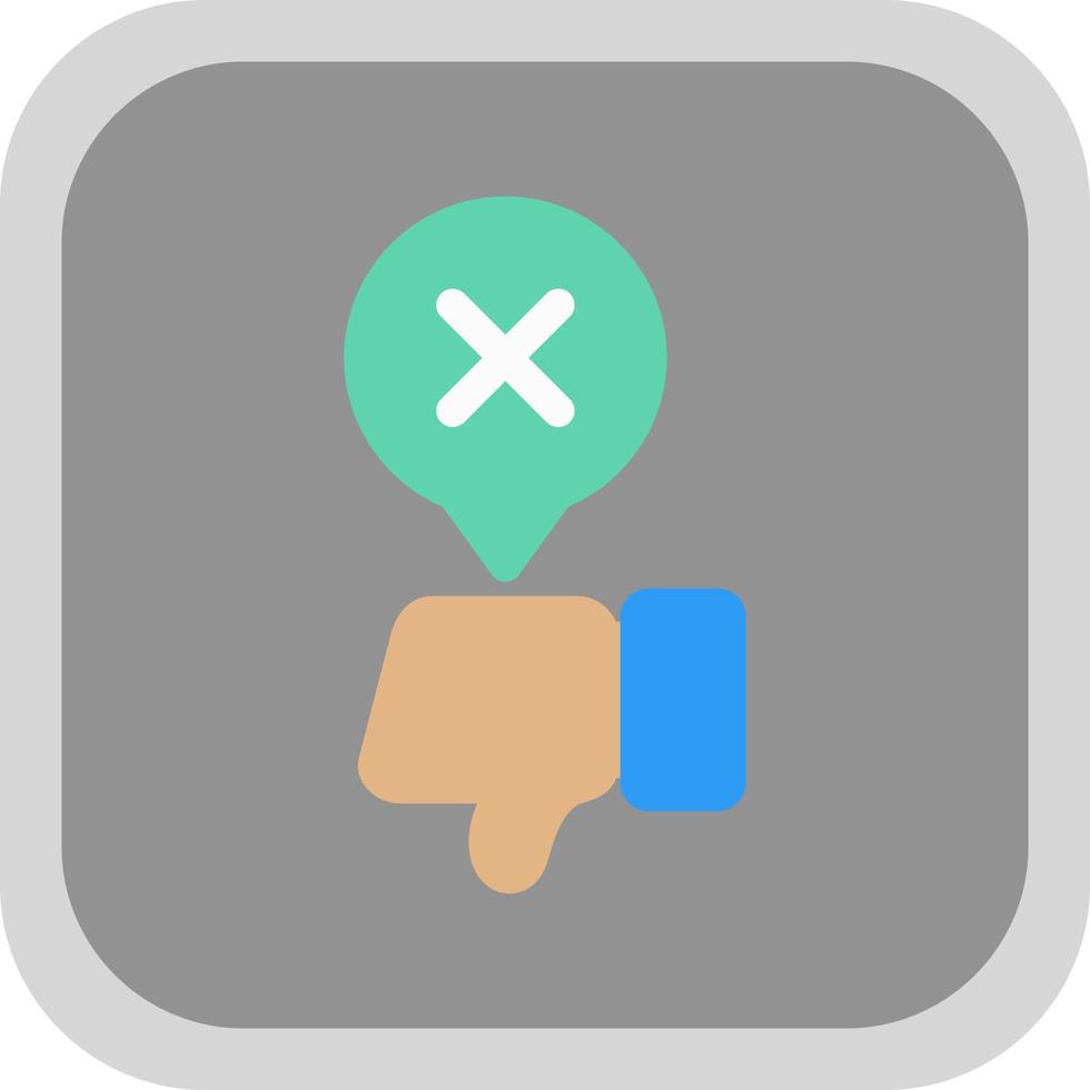 Disagree Vector Icon Design