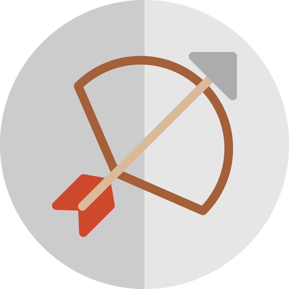 Bow Arrow Vector Icon Design