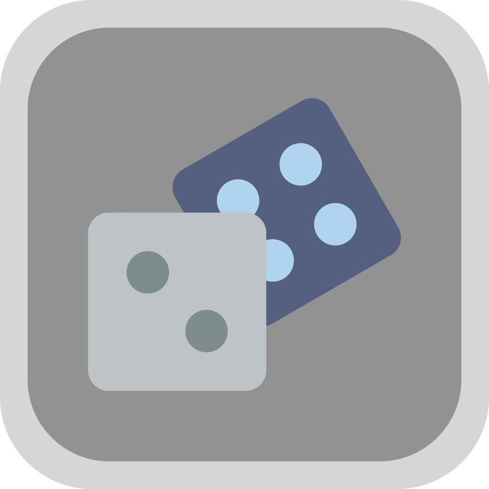 Dice Vector Icon Design