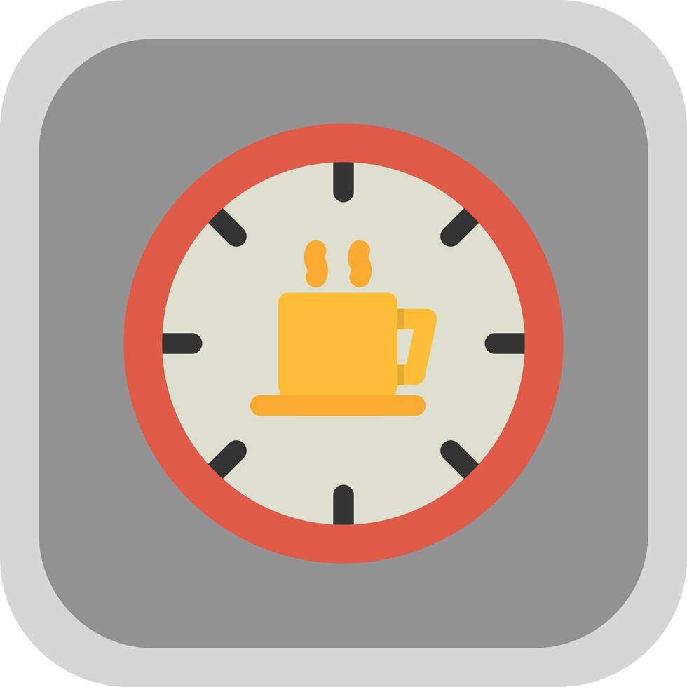 Coffee Time Vector Icon Design