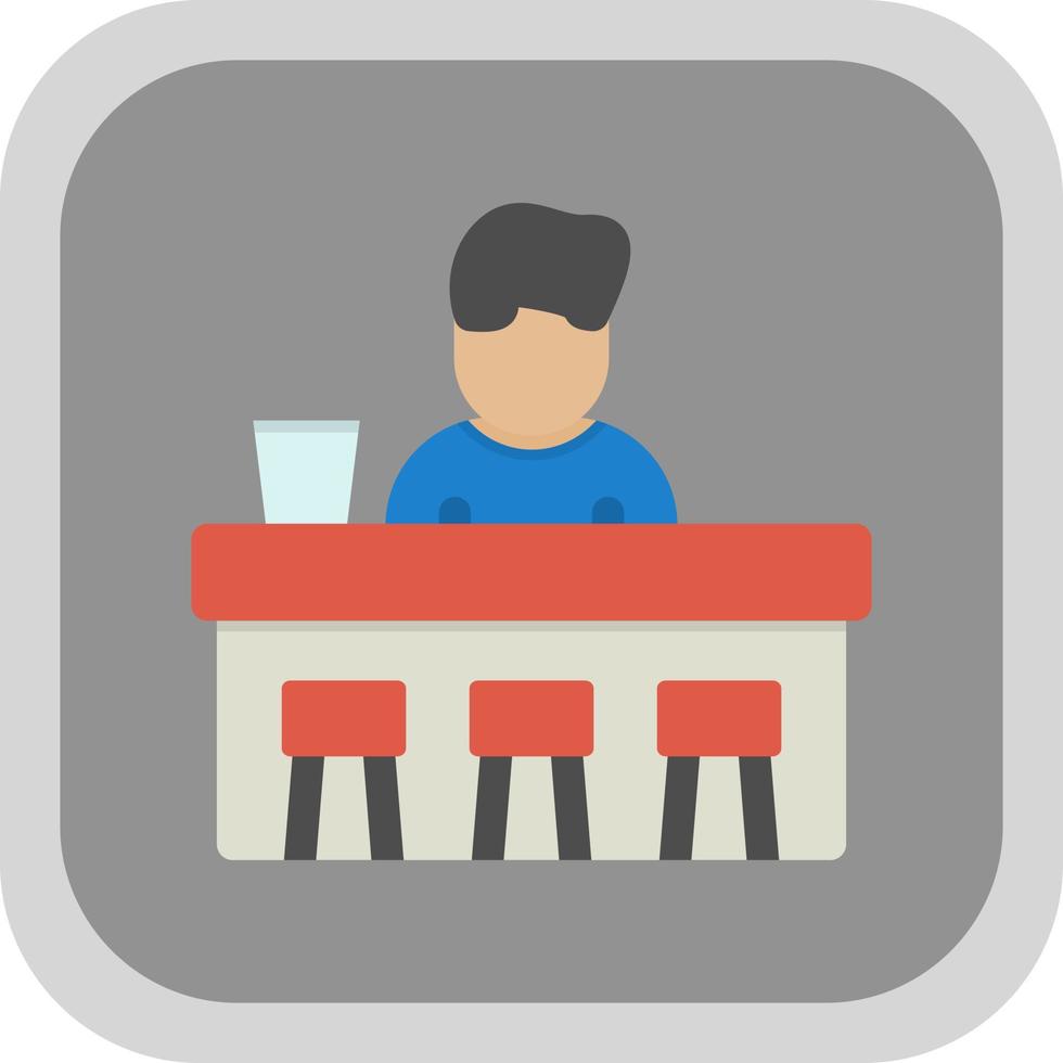 Bar Counter Vector Icon Design