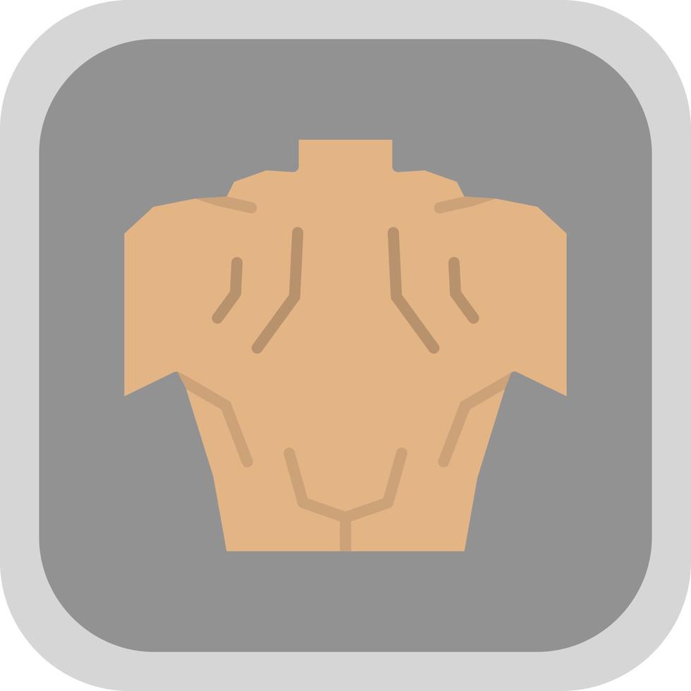 Back Muscle Vector Icon Design