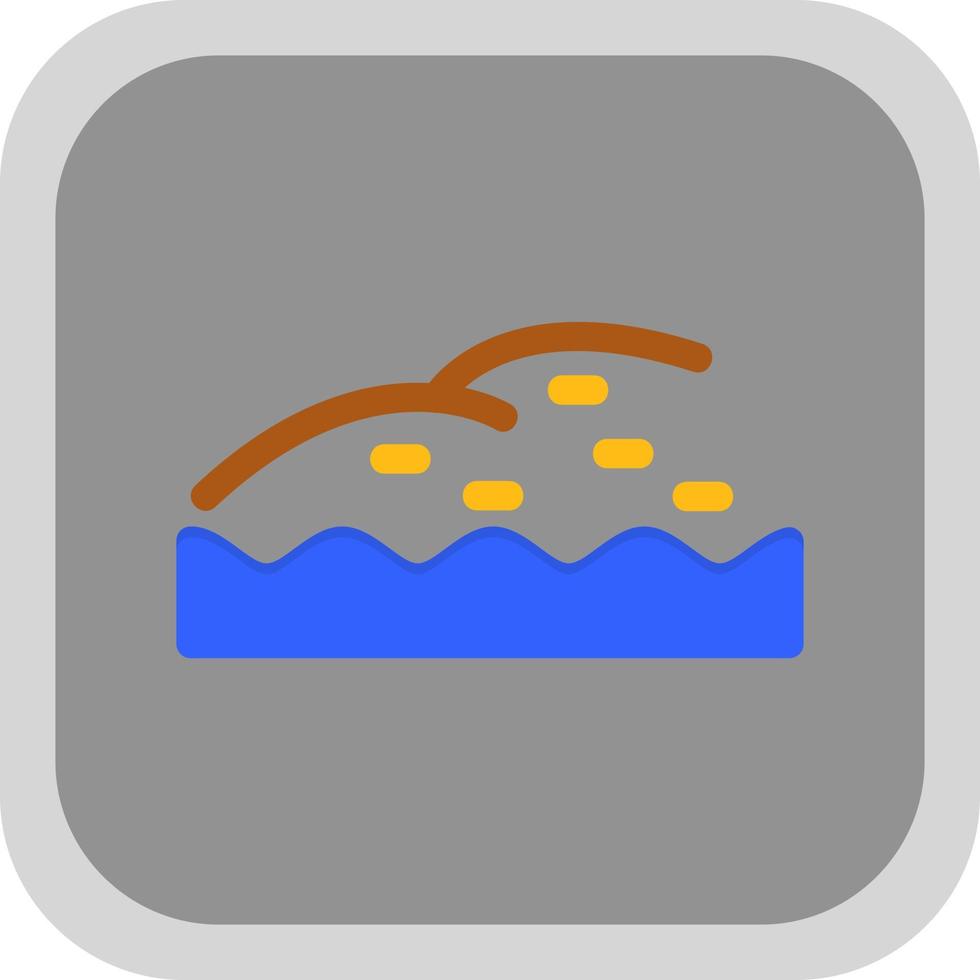 Shore Landscape Vector Icon Design