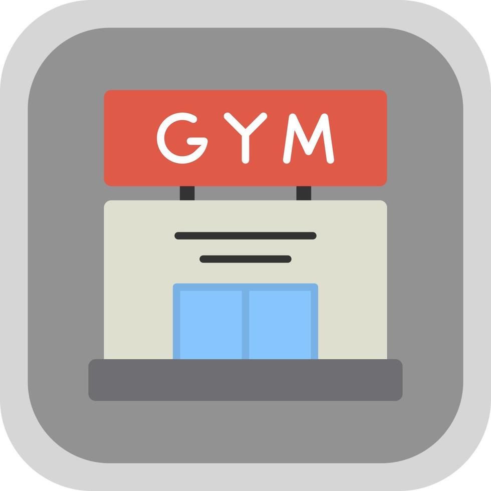 diseño de icono de vector de gimnasio