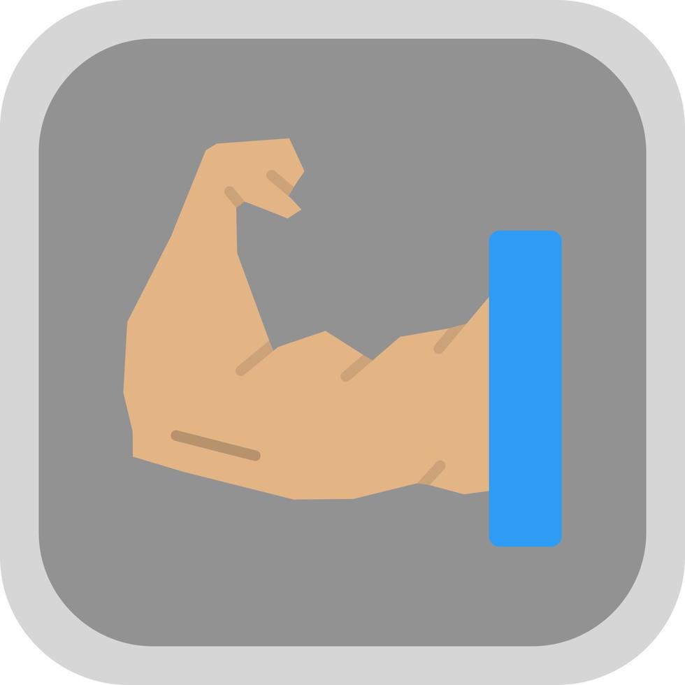 Arm Muscle Vector Icon Design