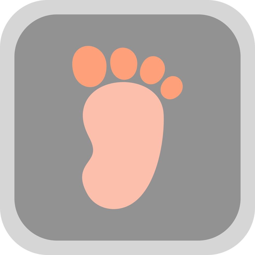 Footprint Vector Icon Design