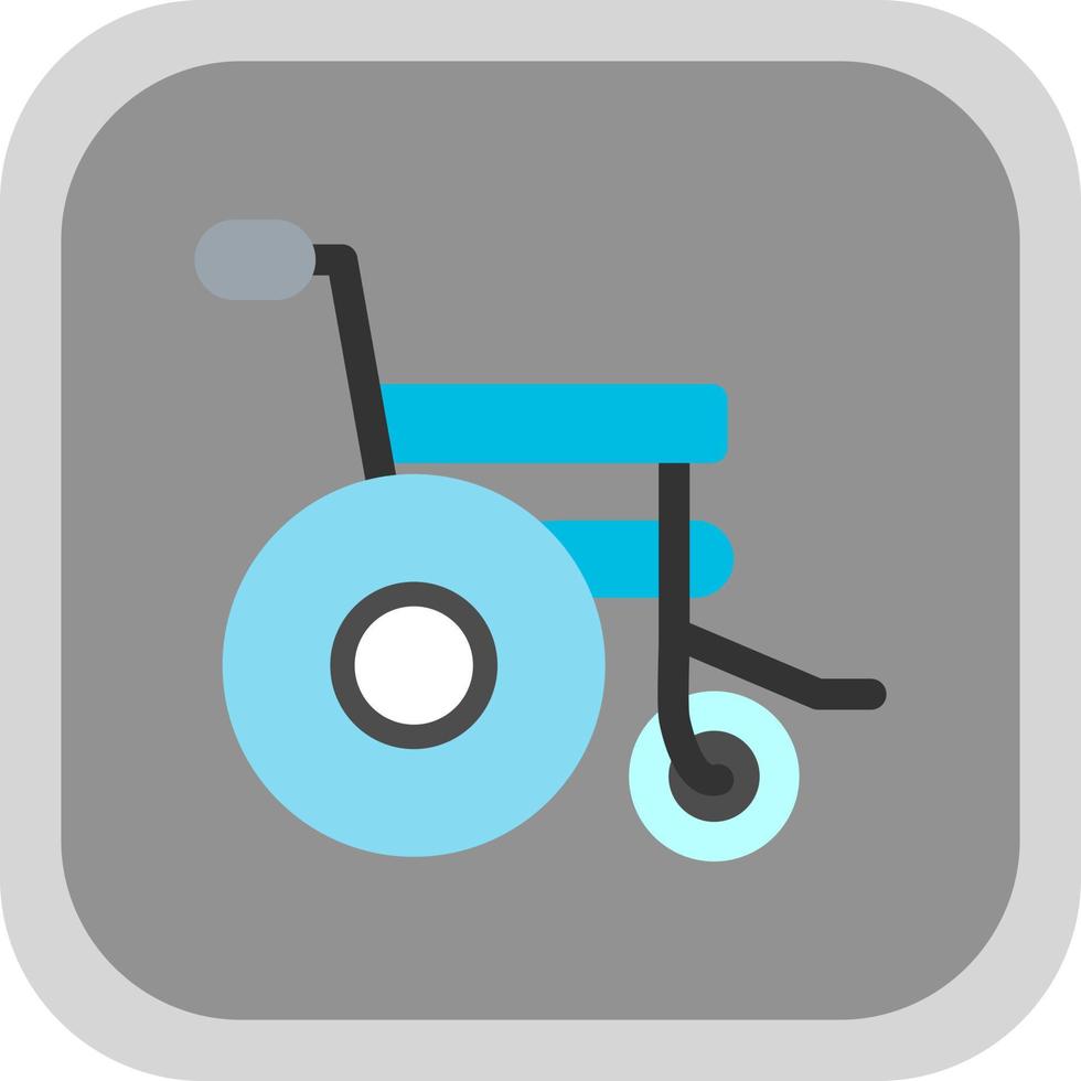 Wheelchair Vector Icon Design