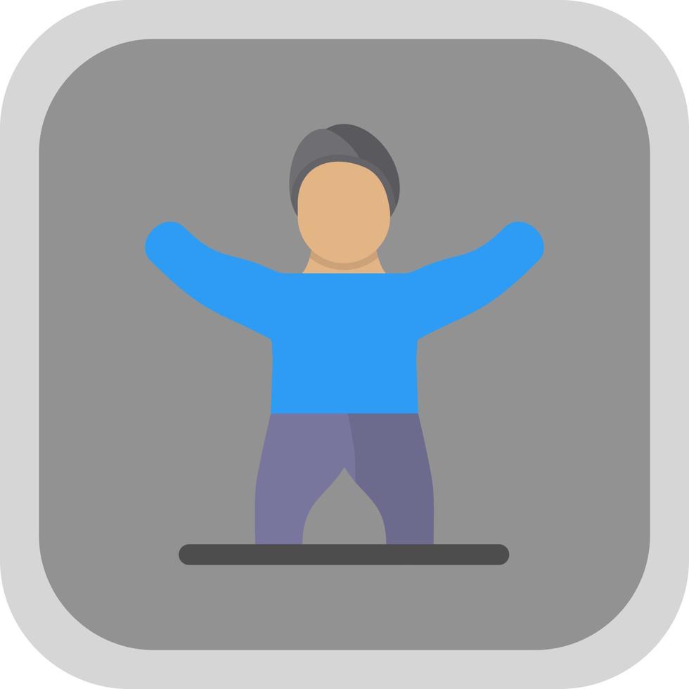 Gym Stretch Vector Icon Design
