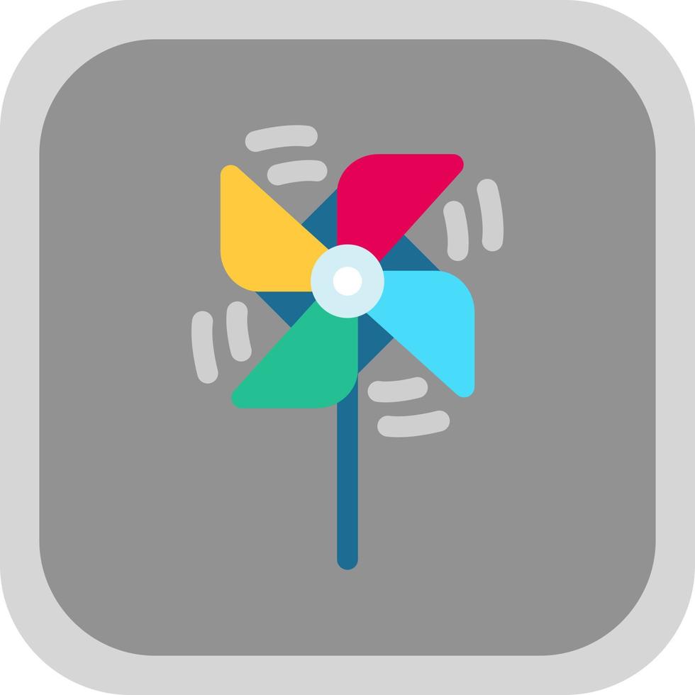 Pinwheel Vector Icon Design
