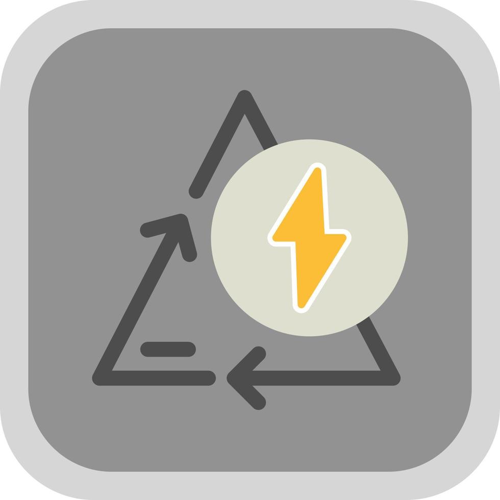 Recycle Energy Vector Icon Design