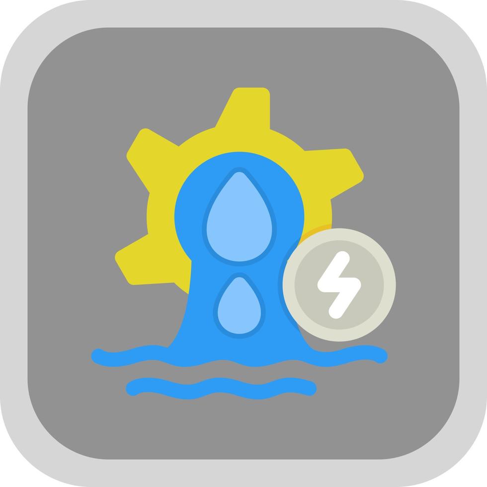 Hydro Power Vector Icon Design