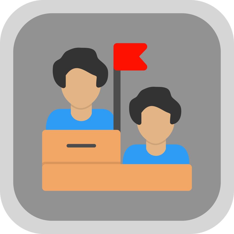 Leadership Vector Icon Design