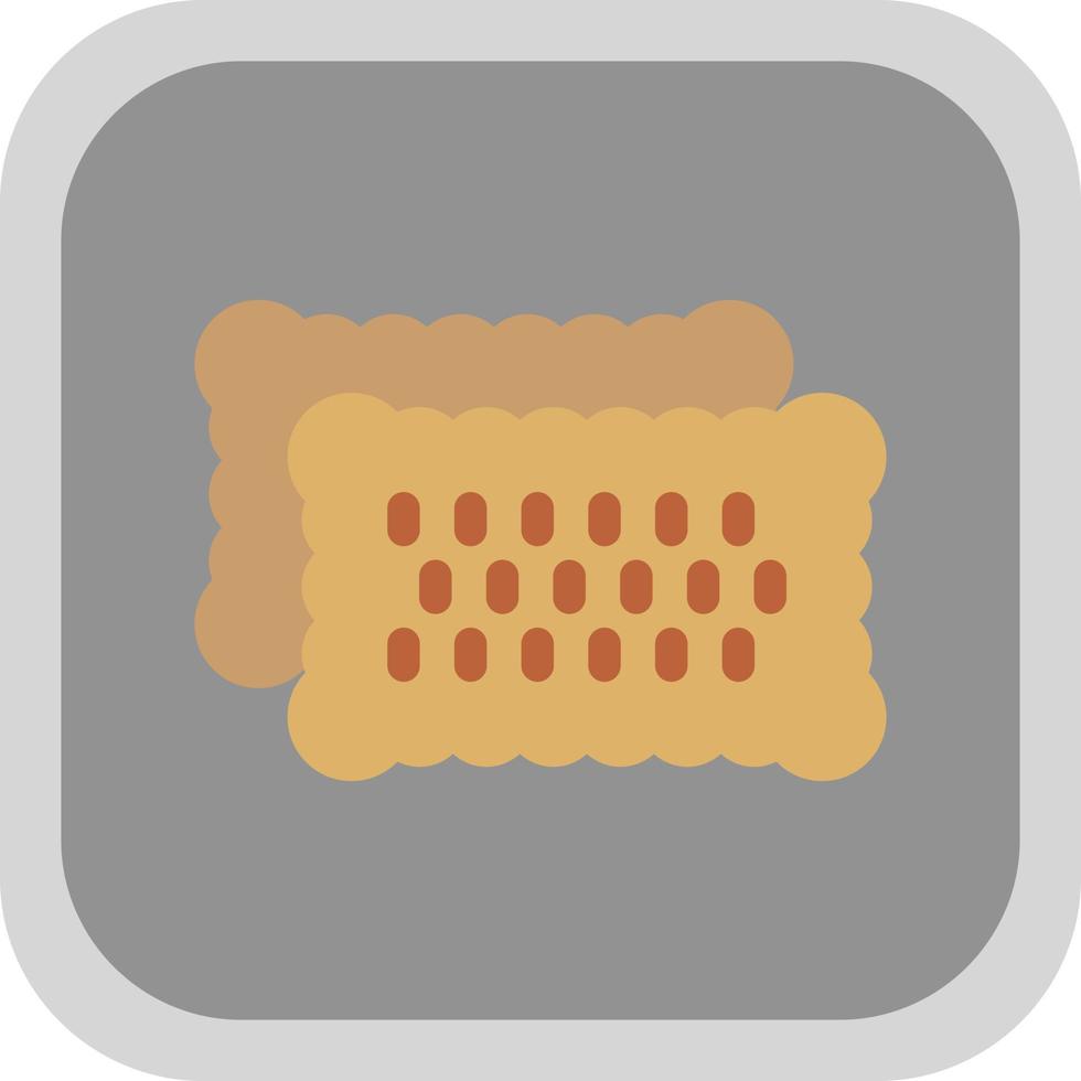 Biscuit Vector Icon Design