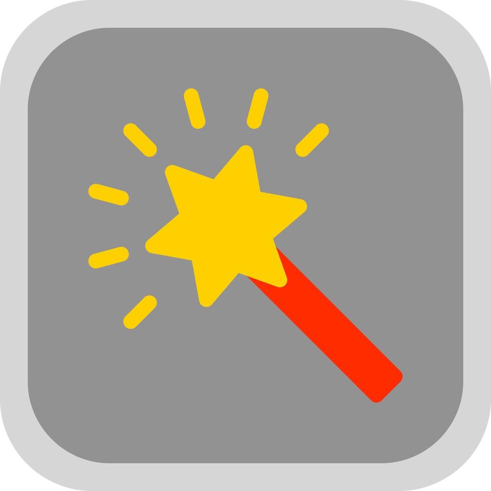 Magic Stick Vector Icon Design