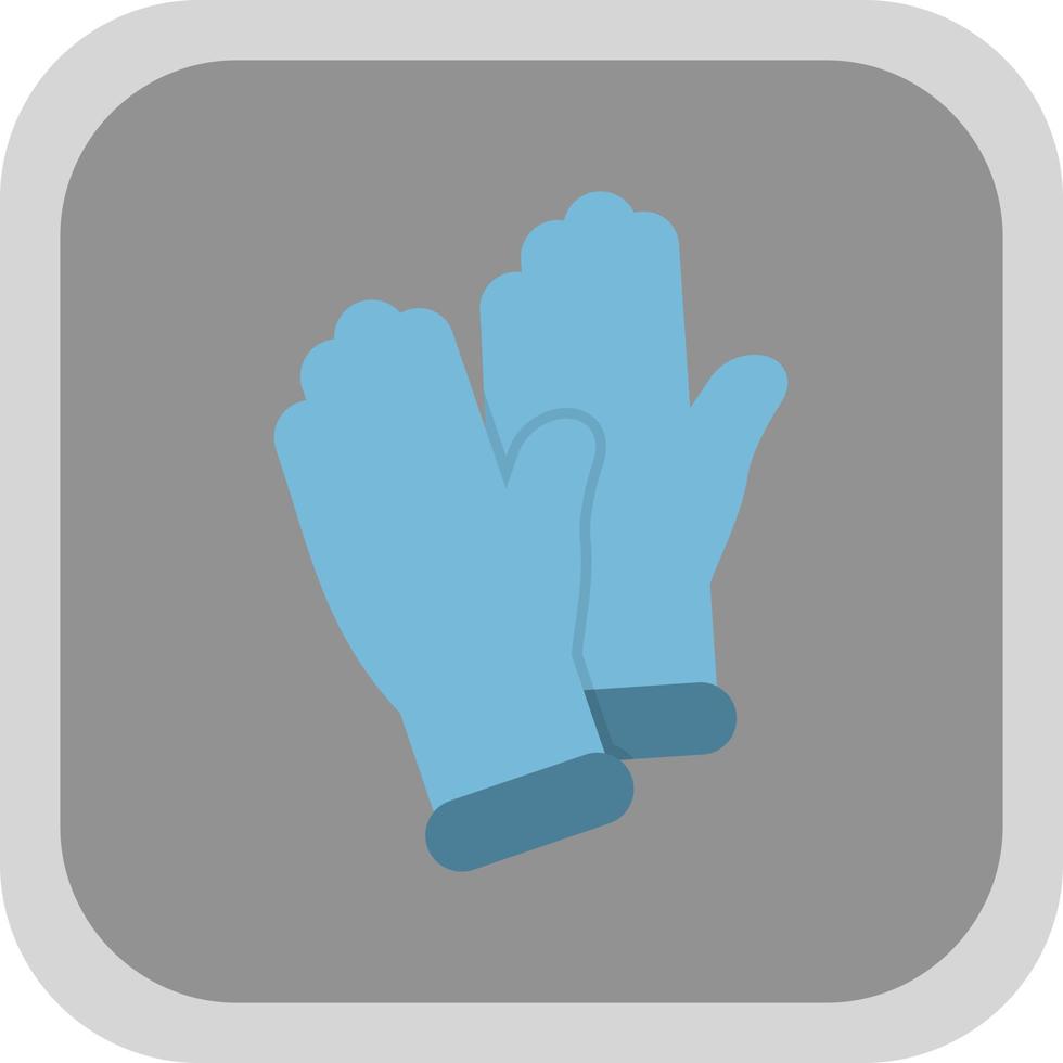 Medical Gloves Vector Icon Design