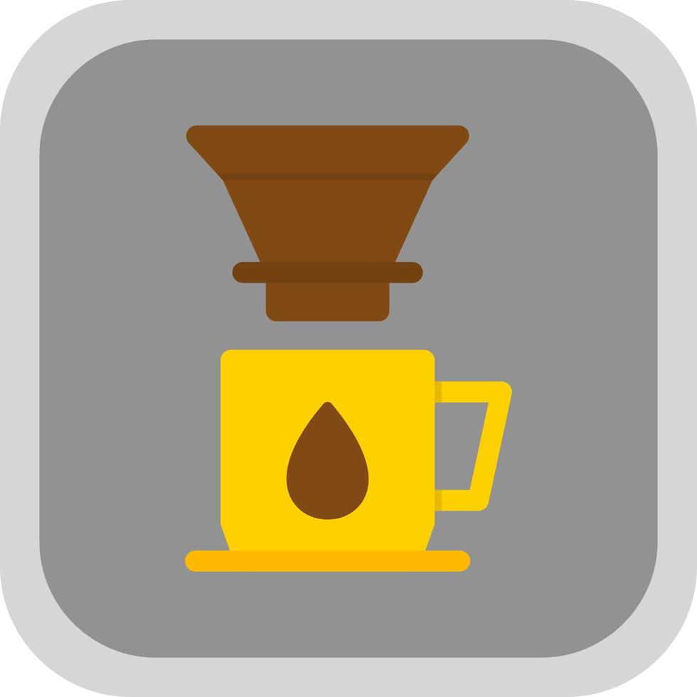 Coffee Dripper Vector Icon Design